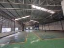 Spacious warehouse with high ceilings and plenty of natural light