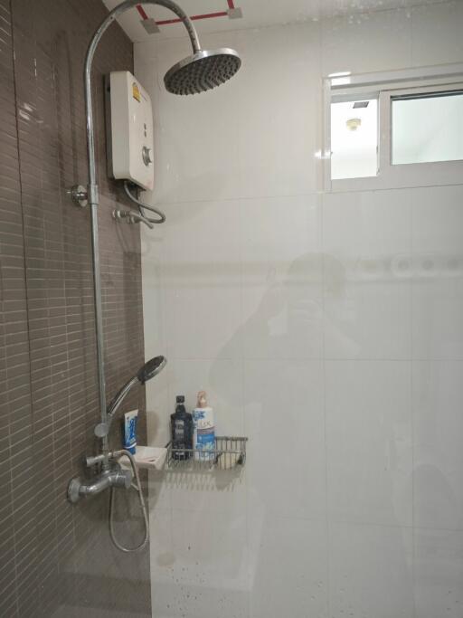 Modern bathroom with shower area