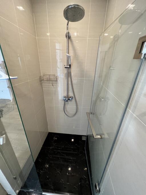 Modern walk-in shower