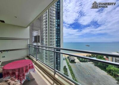 Sea View 2 Bedroom High Floor In Reflection Condo Pattaya For Rent