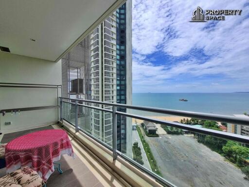 Sea View 2 Bedroom High Floor In Reflection Condo Pattaya For Rent