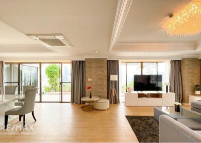 Exclusive penthouse 3+2 bedrooms just steps from Promphong BTS.