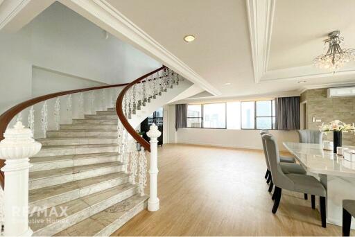 Exclusive penthouse 3+2 bedrooms just steps from Promphong BTS.