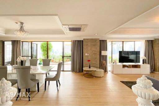 Exclusive penthouse 3+2 bedrooms just steps from Promphong BTS.