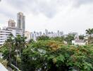 View from property overlooking city skyline and greenery