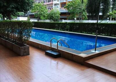 Swimming pool with poolside view