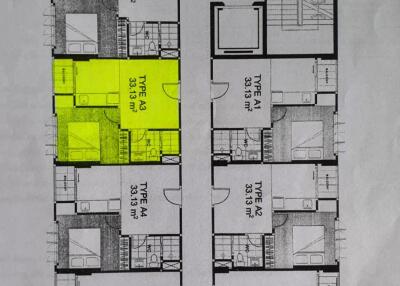 Floor plan with unit layout