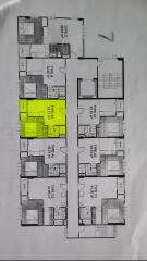 Floor plan with unit layout