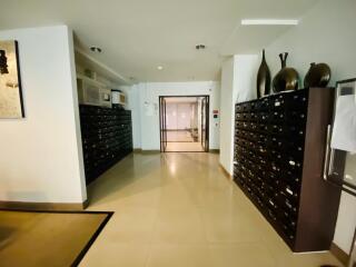 Lobby area with mailboxes