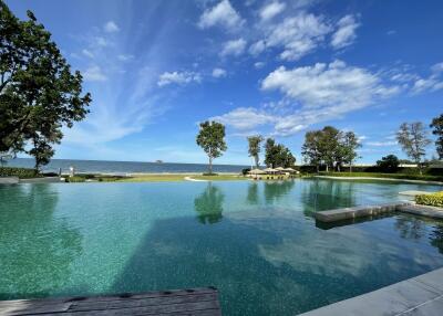 Outdoor pool with ocean view