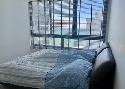 Bedroom with ocean view