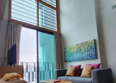 Keyne By Sansiri 2 bedroom duplex condo for rent