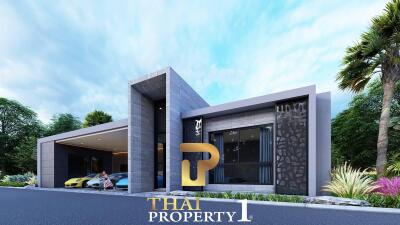 Luxury Single-Storey Pool Villa for Sale in Pattaya - Layan Mabprachan Lake