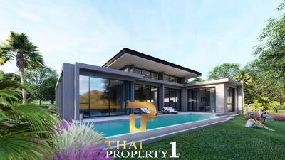 Luxury Single-Storey Pool Villa for Sale in Pattaya - Layan Mabprachan Lake