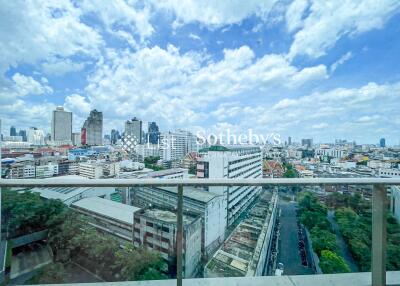 City view from balcony