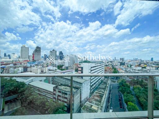 City view from balcony