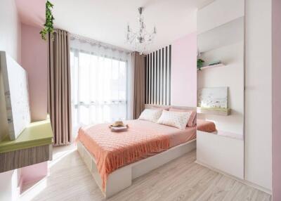 Bright and airy bedroom with modern decor