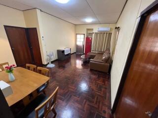 Living room with dining area