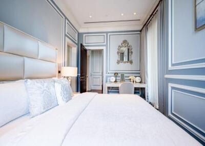 Luxurious bedroom with elegant decor