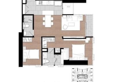 floor plan of apartment unit