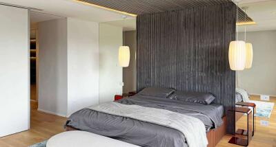 Modern bedroom with contemporary design