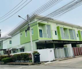 Exterior view of a modern residential building