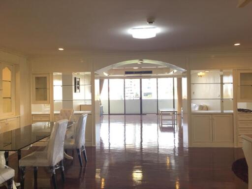 Spacious and bright main living area with dining space