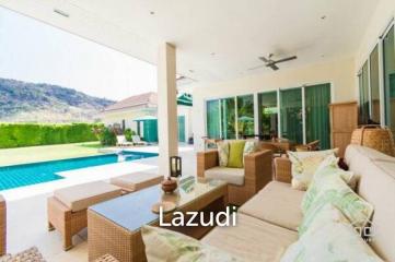 Great Quality 4 bed pool villa in large land plot with mountain view