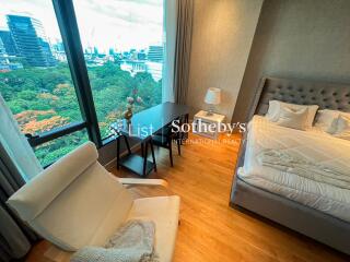 bedroom with window view