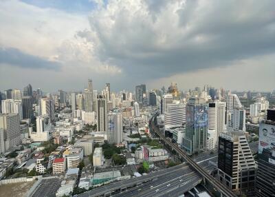 High-rise cityscape view