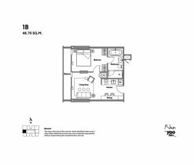 1-bedroom apartment floor plan