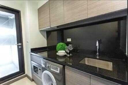 Modern kitchen with appliances and sink