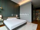 Modern bedroom with contemporary decor