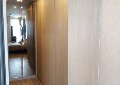 Hallway with built-in wardrobe