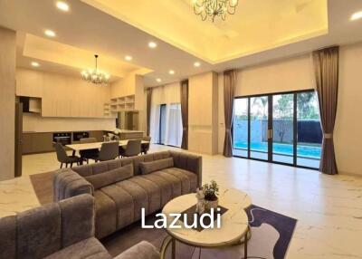 3 Beds 4 Baths 220 SQ.M. Parkside Pool Villas Pattaya