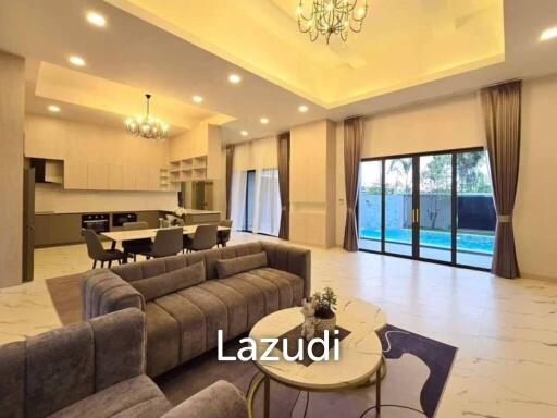 3 Beds 4 Baths 220 SQ.M. Parkside Pool Villas Pattaya