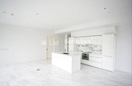 Bright, modern kitchen with island