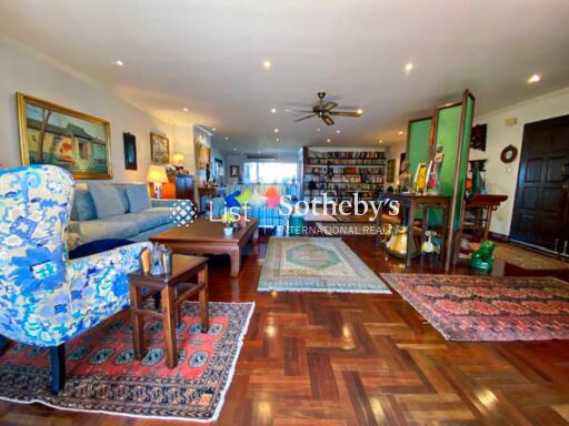 Spacious and well-decorated living room