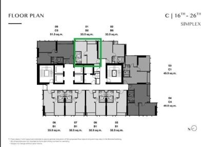 Floor plan of a multi-level building