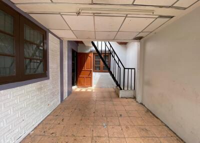 Covered Patio with Staircase