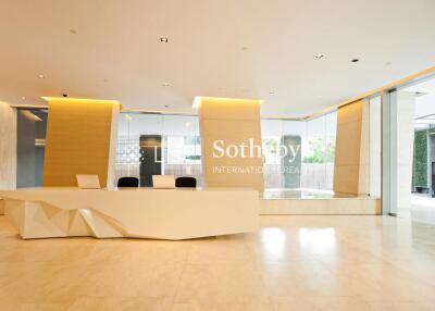 modern office lobby