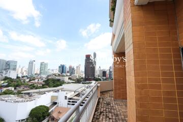 Balcony with city view