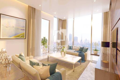 High Floor 1BHK with Beautiful Downtown View