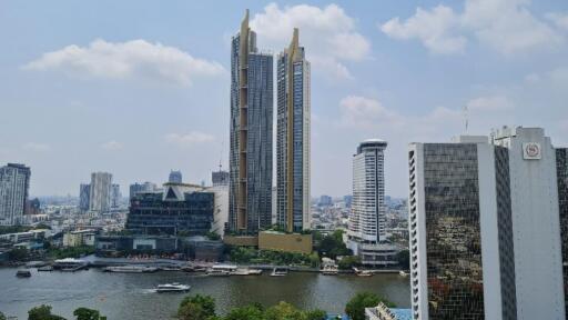 High-rise buildings with river view