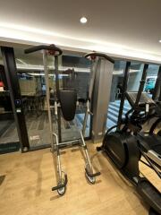 In-house gym with high-end exercise equipment