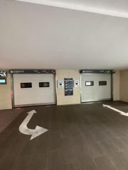 Underground Parking Entrance with Two Stalls