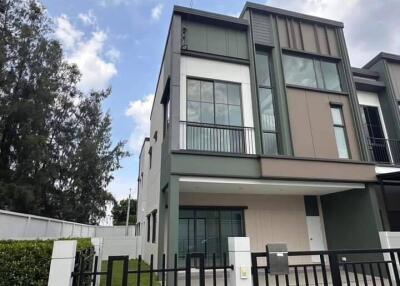 Modern two-story house exterior