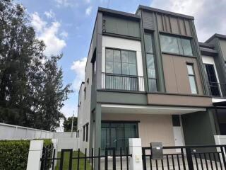 Modern two-story house exterior