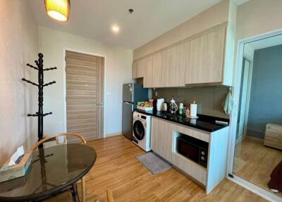 Modern kitchen with built-in appliances