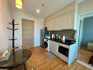 Modern kitchen with built-in appliances